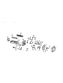 Icemaker Wr30x0318 parts for Kenmore Refrigerator 363.9768581 (3639768581, 363 9768581) from AppliancePartsPros.com