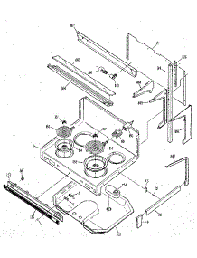 Cooktop parts for Kenmore Range 363.9858911 (3639858911, 363 9858911) from AppliancePartsPros.com
