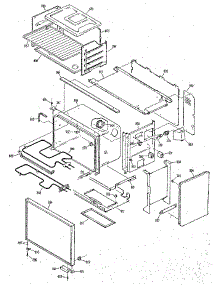 Upper Oven parts for Kenmore Range 363.9858911 (3639858911, 363 9858911) from AppliancePartsPros.com