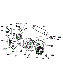 Blower And Drive Assembly parts for Kenmore Dryer 363.DDE8509RCMAA (363DDE8509RCMAA, 363 DDE8509RCMAA) from AppliancePartsPros.com