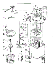 Machine Sub-Assembly parts for Kenmore Washer 110.6005353 (1106005353, 110 6005353) from AppliancePartsPros.com