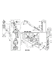 Water System parts for Kenmore Washer 110.6005452 (1106005452, 110 6005452) from AppliancePartsPros.com