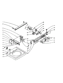 Machine Top Assembly parts for Kenmore Washer 110.6005502 (1106005502, 110 6005502) from AppliancePartsPros.com