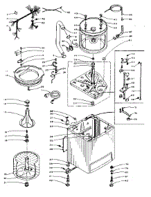 Machine Sub-Assembly parts for Kenmore Washer 110.6005552 (1106005552, 110 6005552) from AppliancePartsPros.com