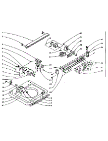 Machine Top Assembly parts for Kenmore Washer 110.6005600 (1106005600, 110 6005600) from AppliancePartsPros.com