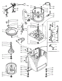 Machine Sub-Assembly parts for Kenmore Washer 110.6005651 (1106005651, 110 6005651) from AppliancePartsPros.com
