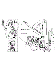 Water System parts for Kenmore Washer 110.6005752 (1106005752, 110 6005752) from AppliancePartsPros.com