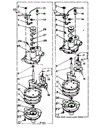 Pump Assembly parts for Kenmore Washer 110.6005763 (1106005763, 110 6005763) from AppliancePartsPros.com