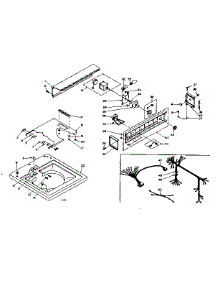 Top And Console Assembly parts for Kenmore Washer 110.6005763 (1106005763, 110 6005763) from AppliancePartsPros.com
