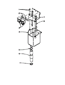 Dispenser Assembly parts for Kenmore Washer 110.6005800 (1106005800, 110 6005800) from AppliancePartsPros.com