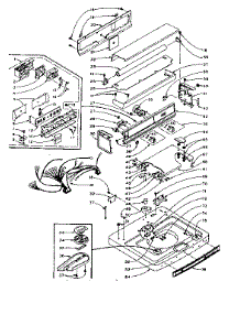 Top And Console Assembly parts for Kenmore Washer 110.6005800 (1106005800, 110 6005800) from AppliancePartsPros.com