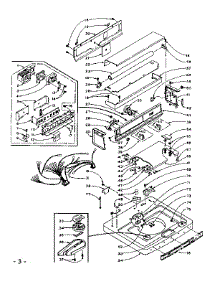 Top And Console Assembly parts for Kenmore Washer 110.6005851 (1106005851, 110 6005851) from AppliancePartsPros.com