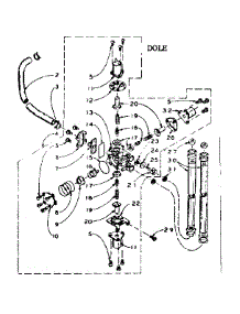 Dole Mixing Valve Assembly parts for Kenmore Washer 110.6005952 (1106005952, 110 6005952) from AppliancePartsPros.com