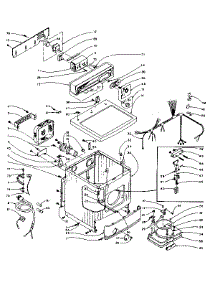 Machine Sub-Assembly parts for Kenmore Dryer 110.6007101 (1106007101, 110 6007101) from AppliancePartsPros.com
