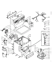 Machine Sub-Assembly parts for Kenmore Dryer 110.6007400 (1106007400, 110 6007400) from AppliancePartsPros.com