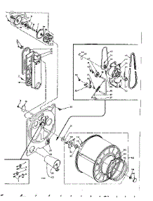 Bulkhead Assembly parts for Kenmore Dryer 110.6007440 (1106007440, 110 6007440) from AppliancePartsPros.com