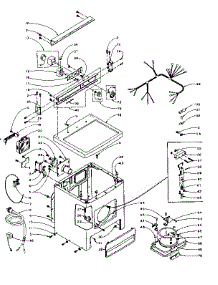 Machine Sub-Assembly parts for Kenmore Dryer 110.6007500 (1106007500, 110 6007500) from AppliancePartsPros.com