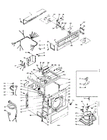 Machine Sub-Assembly parts for Kenmore Dryer 110.6007713 (1106007713, 110 6007713) from AppliancePartsPros.com