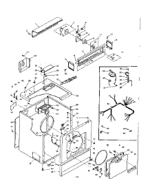 Machine Sub-Assembly parts for Kenmore Dryer 110.6007714 (1106007714, 110 6007714) from AppliancePartsPros.com