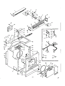 Machine Sub-Assembly parts for Kenmore Dryer 110.6007715 (1106007715, 110 6007715) from AppliancePartsPros.com