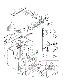 Machine Sub-Assembly parts for Kenmore Dryer 110.6007716 (1106007716, 110 6007716) from AppliancePartsPros.com