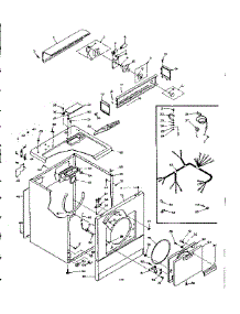 Machine Sub-Assembly parts for Kenmore Dryer 110.6007717 (1106007717, 110 6007717) from AppliancePartsPros.com