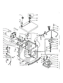 Machine Sub-Assembly parts for Kenmore Dryer 110.6008000 (1106008000, 110 6008000) from AppliancePartsPros.com