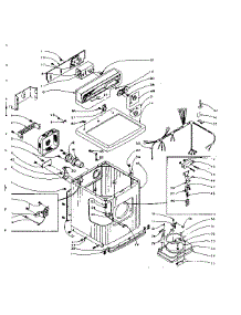 Machine Sub-Assembly parts for Kenmore Dryer 110.6008100 (1106008100, 110 6008100) from AppliancePartsPros.com