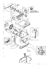 Machine Sub-Assembly parts for Kenmore Dryer 110.6008300 (1106008300, 110 6008300) from AppliancePartsPros.com