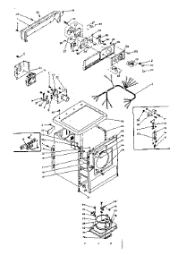 Machine Sub-Assembly parts for Kenmore Dryer 110.6008430 (1106008430, 110 6008430) from AppliancePartsPros.com