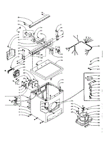 Machine Sub-Assembly parts for Kenmore Dryer 110.6008500 (1106008500, 110 6008500) from AppliancePartsPros.com