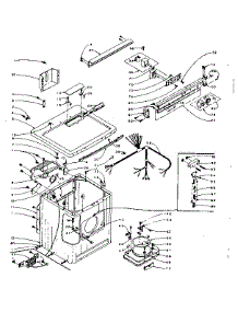 Machine Sub-Assembly parts for Kenmore Dryer 110.6008600 (1106008600, 110 6008600) from AppliancePartsPros.com