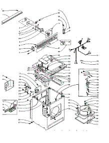 Machine Sub-Assembly parts for Kenmore Dryer 110.6008700 (1106008700, 110 6008700) from AppliancePartsPros.com