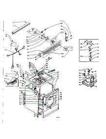 Machine Sub-Assembly parts for Kenmore Dryer 110.6008710 (1106008710, 110 6008710) from AppliancePartsPros.com
