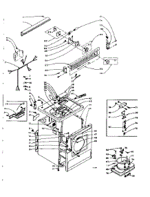 Machine Sub-Assembly parts for Kenmore Dryer 110.6008711 (1106008711, 110 6008711) from AppliancePartsPros.com