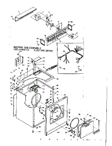 Machine Sub-Assembly parts for Kenmore Dryer 110.6008713 (1106008713, 110 6008713) from AppliancePartsPros.com