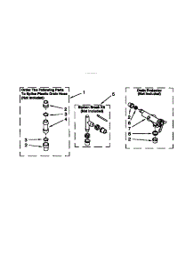 Water System parts for Kenmore Washer 110.16872690 (11016872690, 110 16872690) from AppliancePartsPros.com