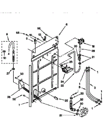 Rear Panel parts for Kenmore Washer 110.16872690 (11016872690, 110 16872690) from AppliancePartsPros.com