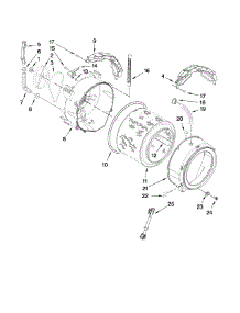 Tub And Basket Parts parts for Kenmore Washer 110.47882702 (11047882702, 110 47882702) from AppliancePartsPros.com