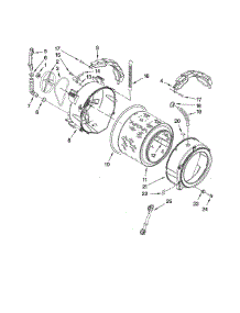 Tub & Basket parts for Kenmore Washer 110.47892701 (11047892701, 110 47892701) from AppliancePartsPros.com