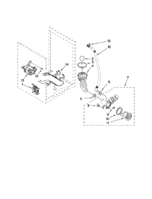 Pump & Motor parts for Kenmore Washer 110.47892702 (11047892702, 110 47892702) from AppliancePartsPros.com