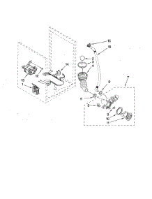 Pump & Motor parts for Kenmore Washer 110.47892703 (11047892703, 110 47892703) from AppliancePartsPros.com
