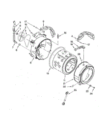 Tub & Basket parts for Kenmore Washer 110.47892703 (11047892703, 110 47892703) from AppliancePartsPros.com