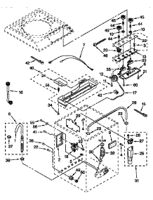 Control And Rear Panel parts for Kenmore Washer 110.48182790 (11048182790, 110 48182790) from AppliancePartsPros.com