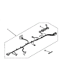 Wiring Harness parts for Kenmore Washer 110.48184790 (11048184790, 110 48184790) from AppliancePartsPros.com