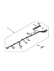 Wiring Harness parts for Kenmore Washer 110.48184791 (11048184791, 110 48184791) from AppliancePartsPros.com