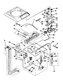 Controls And Rear Panel parts for Kenmore Washer 110.48722791 (11048722791, 110 48722791) from AppliancePartsPros.com