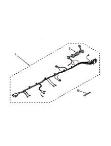 Wiring Harness parts for Kenmore Washer 110.48724791 (11048724791, 110 48724791) from AppliancePartsPros.com