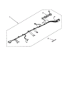 Wiring Harness parts for Kenmore Washer 110.49182991 (11049182991, 110 49182991) from AppliancePartsPros.com