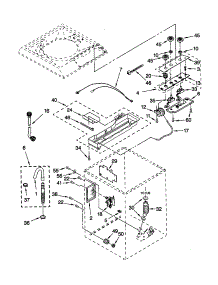 Controls And Rear Panel parts for Kenmore Washer 110.49182991 (11049182991, 110 49182991) from AppliancePartsPros.com